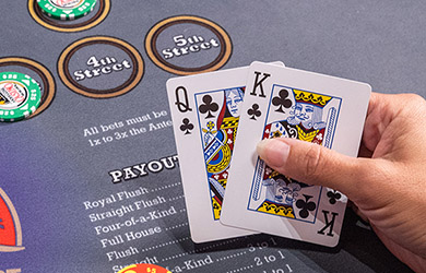 Mississippi Stud Table Games at Baji999 Casino Resort Upstate New York Near Canada