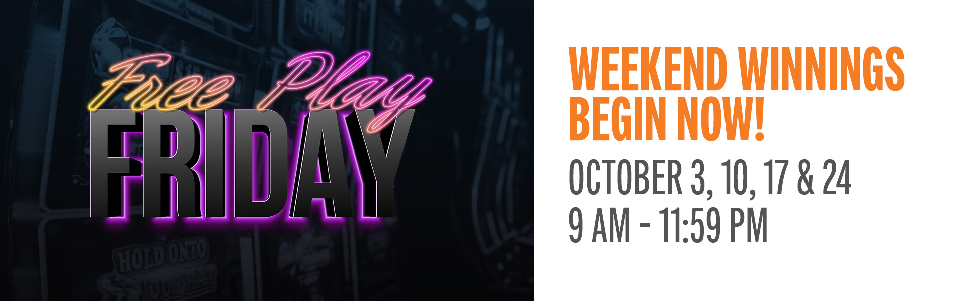 Earn 25 points and win up to $150 slot play!